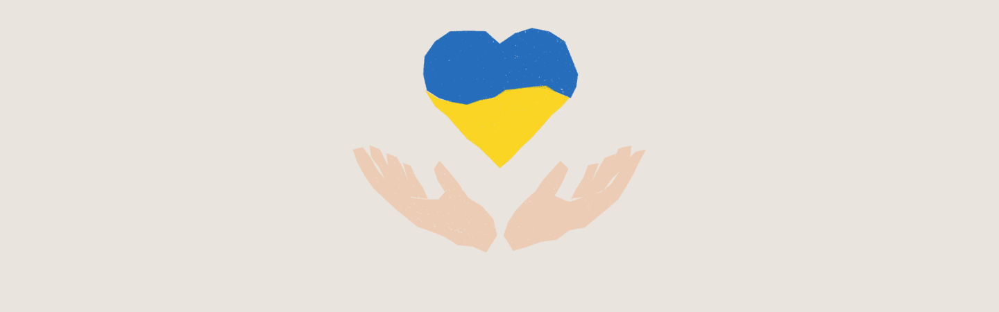 Lucy volunteering for Ukraine