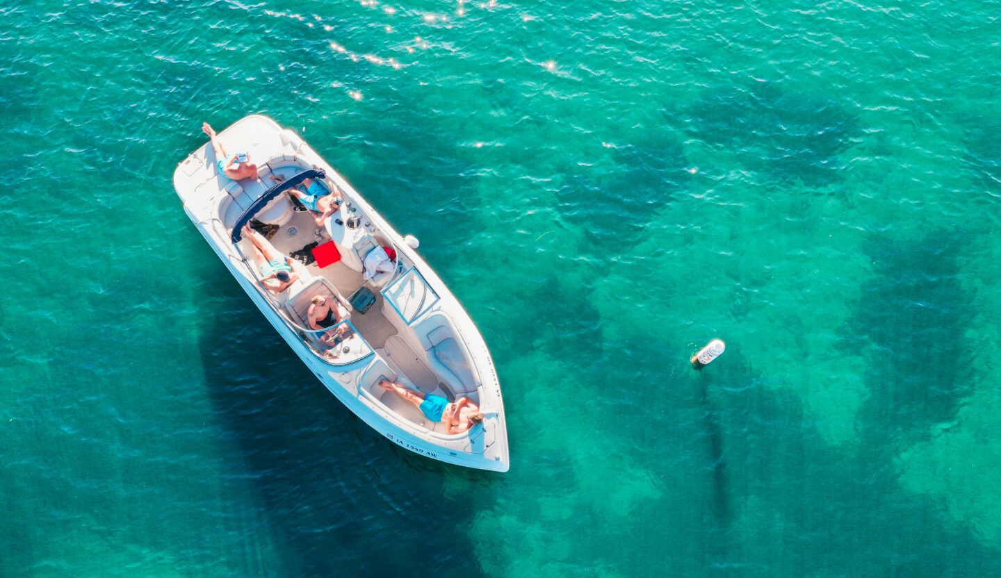 boat drone shot clickboat