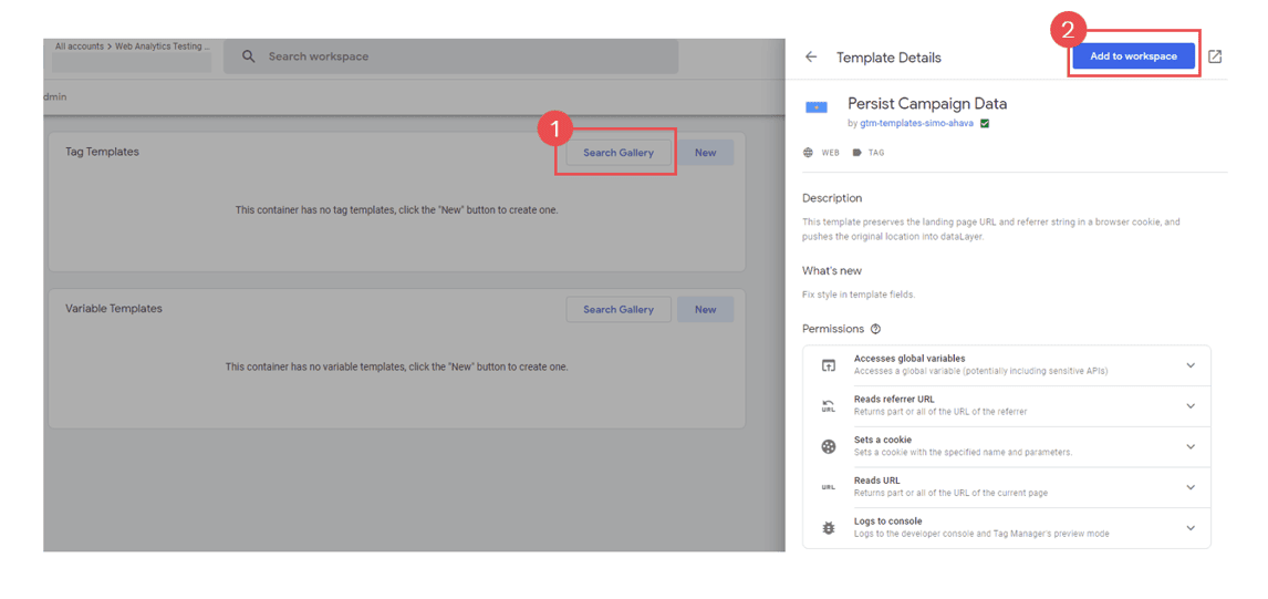Persist campaign data