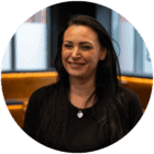 Lizzie Lewington headshot in circle