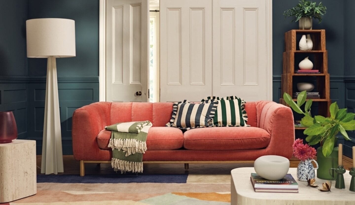 Barker and Stonehouse sofa in living room